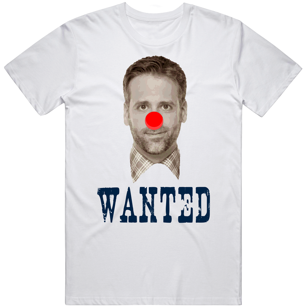 Max Kellerman Wanted New England Football Fan Vintage T Shirt