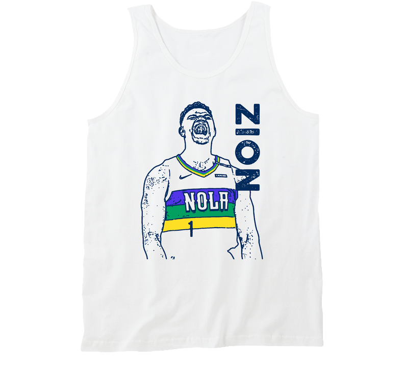 Zion Williamson Nola Favorite Player New Orleans Basketball Fan Vintage Tanktop Zion Williamson Nola Favorite Player New Orleans Basketball Fan Vintage Tanktop