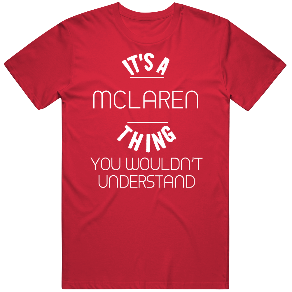 Mclaren Thing Wouldnt Understand Funny Car Vintage Car T Shirt Mclaren Thing Wouldnt Understand Funny Car Vintage Car T Shirt