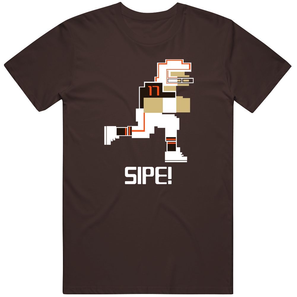Brian Sipe Tecmo Bowl Cleveland Football Athlete Fan Vintage T Shirt Brian Sipe Tecmo Bowl Cleveland Football Athlete Fan Vintage T Shirt