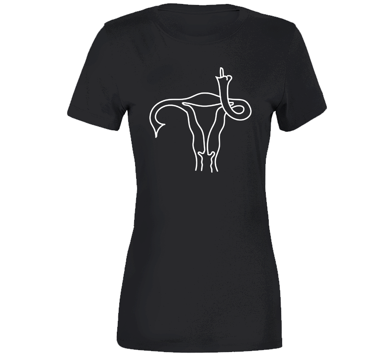 Uterus Flipping Off Female Reproductive Rights Supporter Premium Vintage Ladies T Shirt Uterus Flipping Off Female Reproductive Rights Supporter Premium Vintage Ladies T Shirt