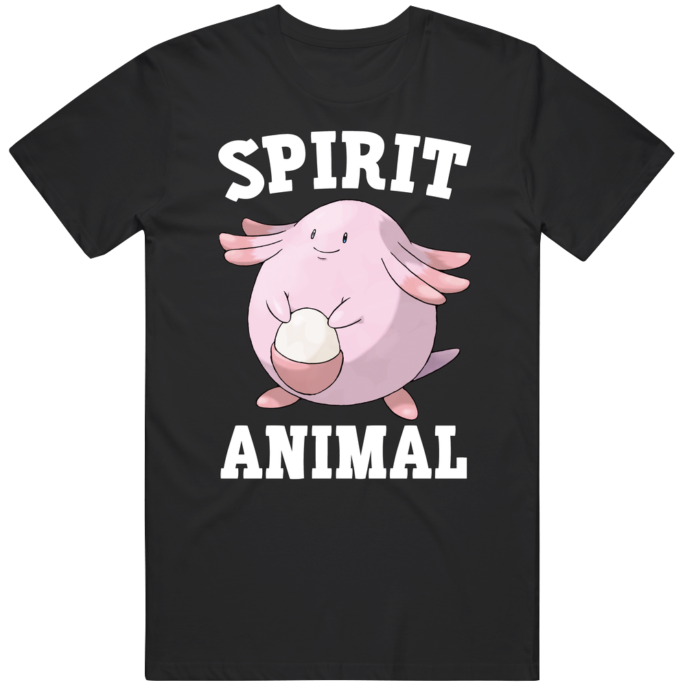 Chansey Is My Spirit Animal Fan Retro T Shirt Chansey Is My Spirit Animal Fan Retro T Shirt