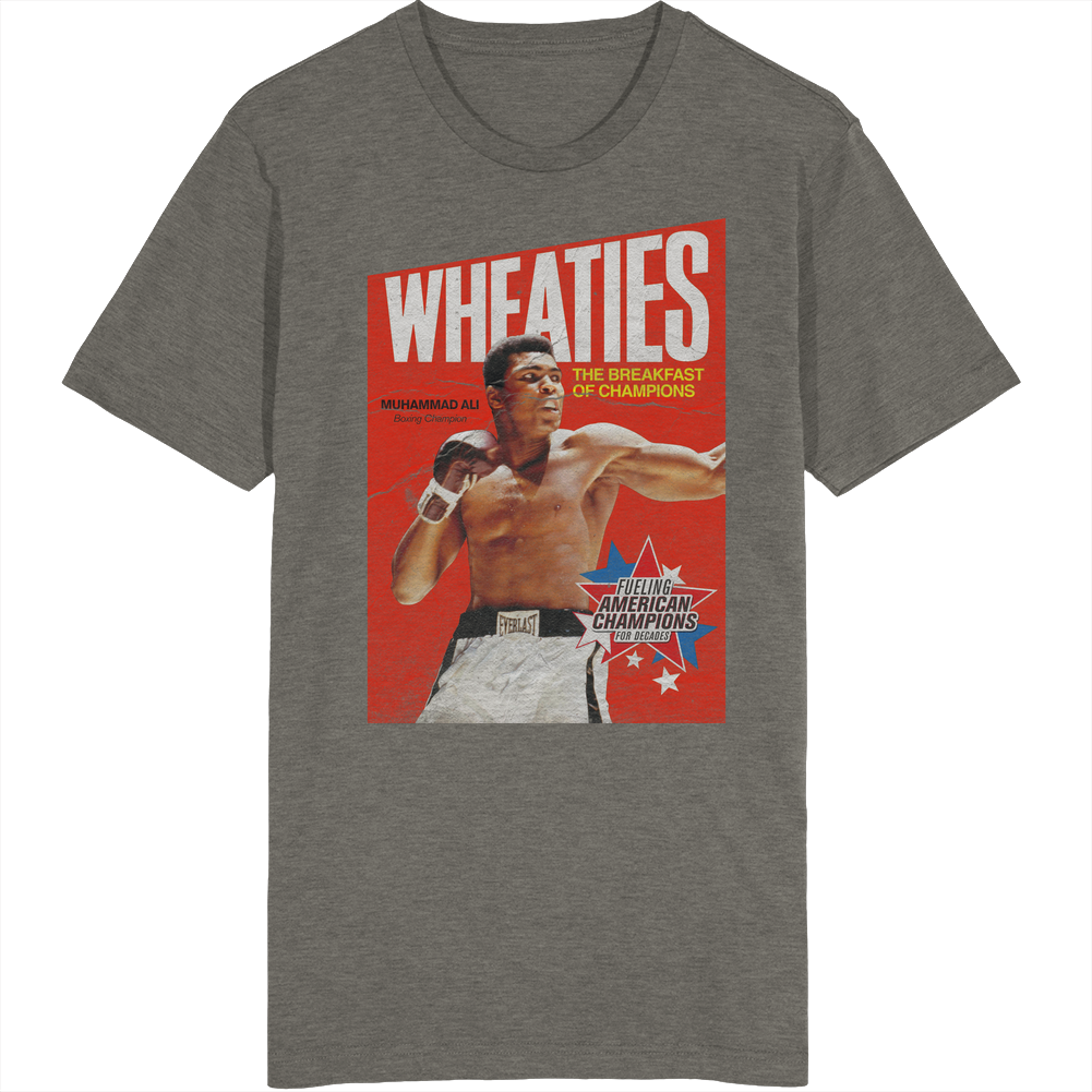 Muhammad Ali Wheaties Retro Breakfast retro T Shirt