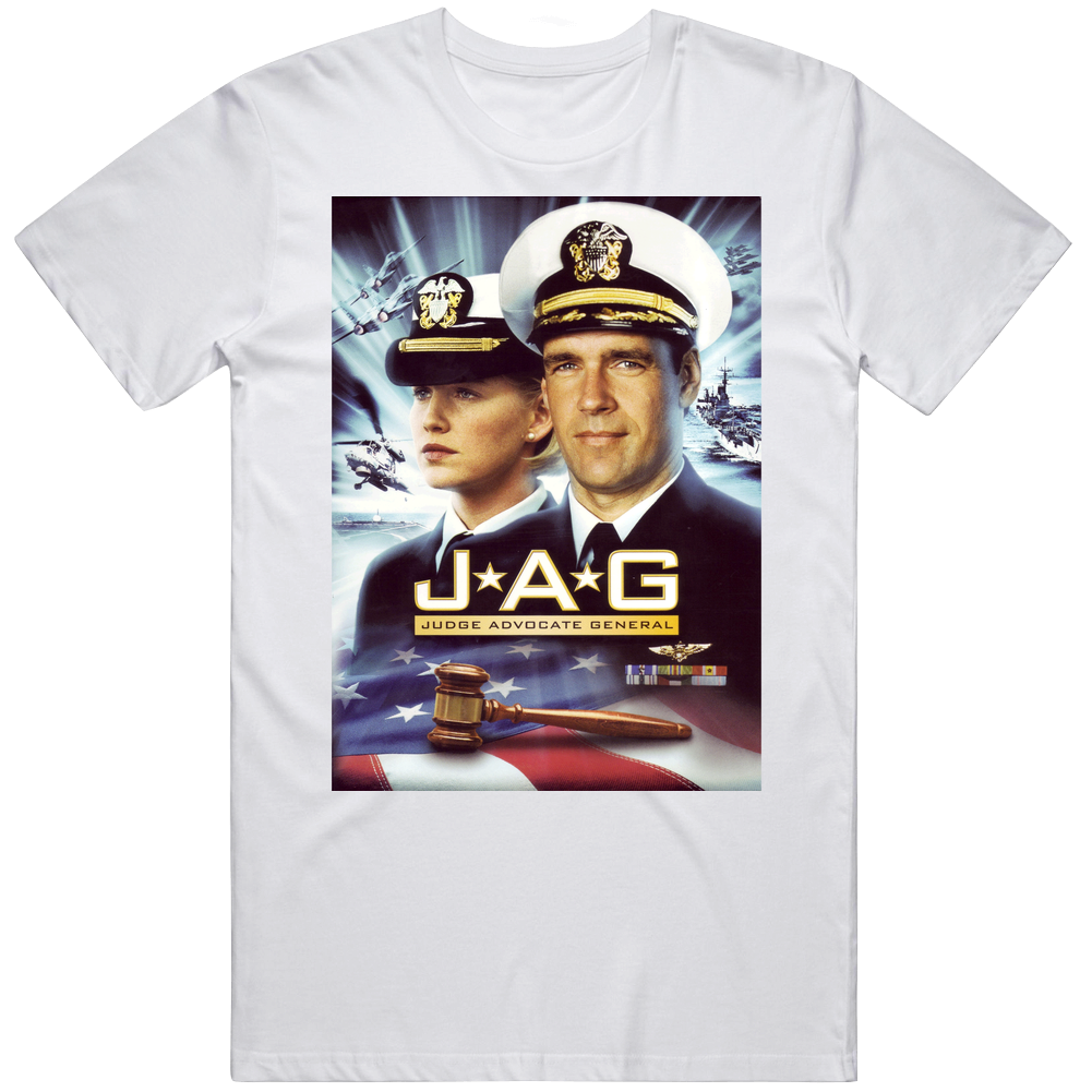 Jag Poster 90s Military Drama Tv Show Retro T Shirt