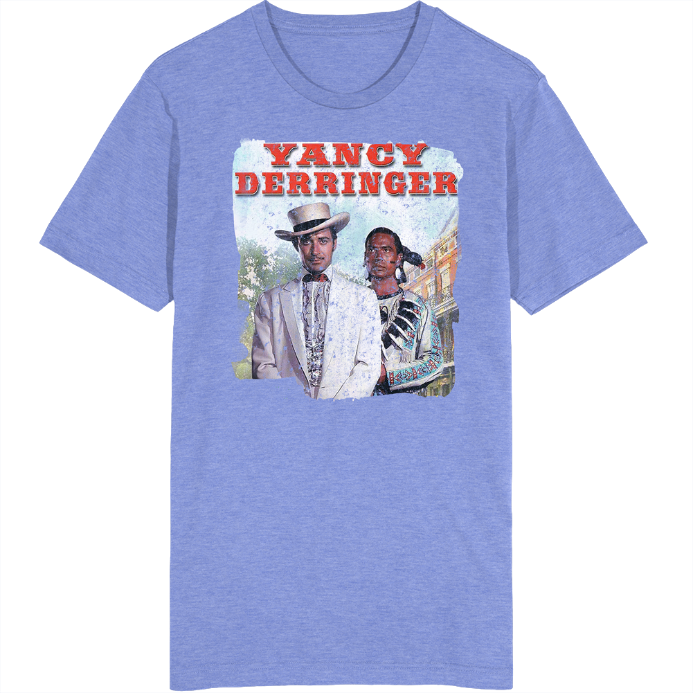 Yancy Derringer Retro 50s Tv Show Poster Vintage Unisex Retro T Shirt
