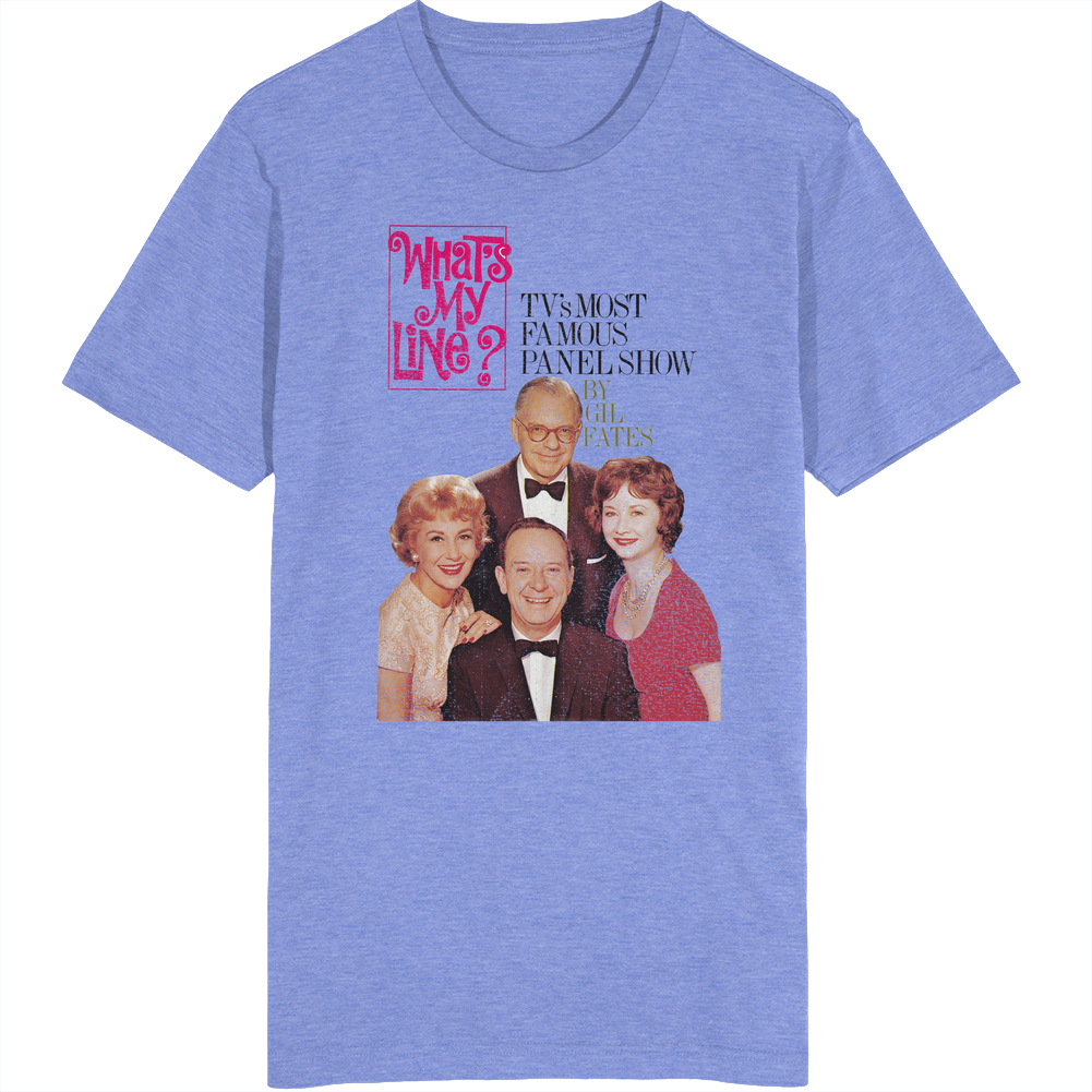 What's My Line Retro 50s Tv Show Poster Vintage Unisex Retro T Shirt