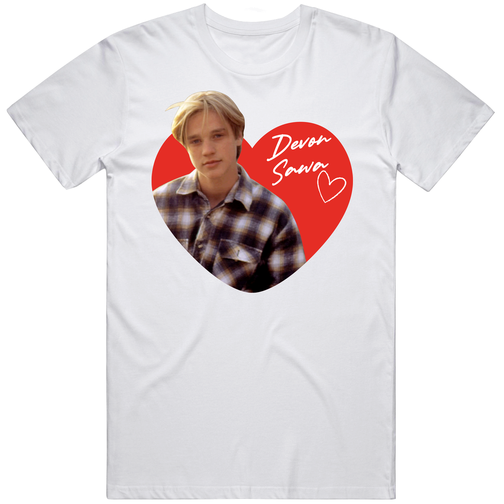 Devon Sawa 90s Movie Tv Stars Heartthrob Fan Retro T Shirt