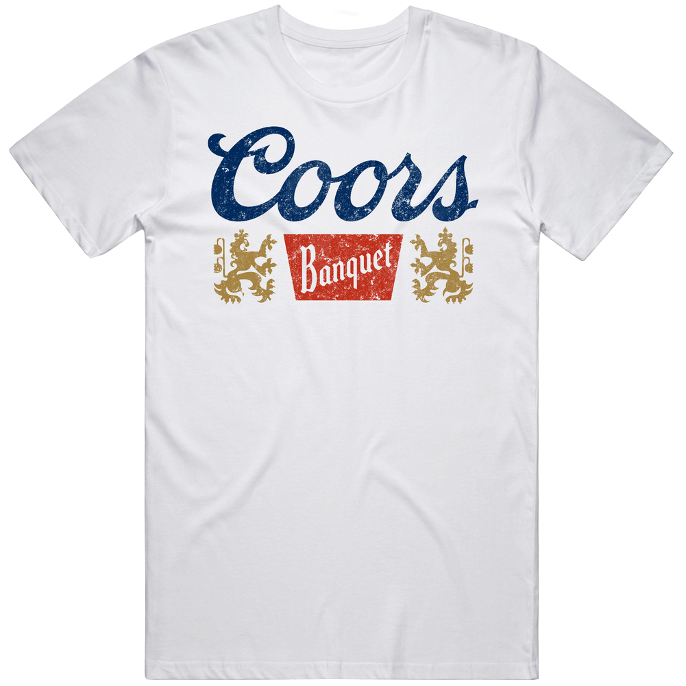 Coors Banquet Retro Vintage Look Logo Beer Label Retro T Shirt Coors Banquet Retro Vintage Look Logo Beer Label Retro T Shirt