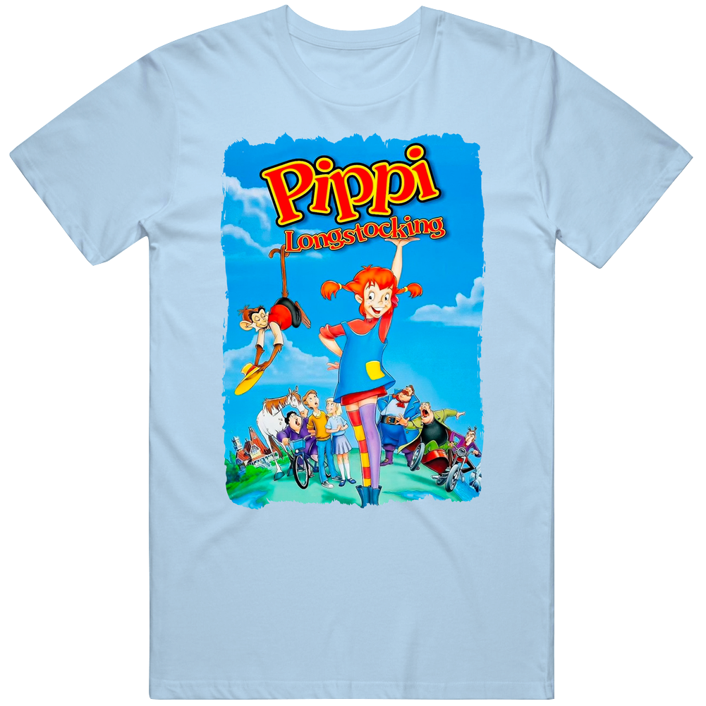 Pippi Longstocking Retro Tv Retro T Shirt