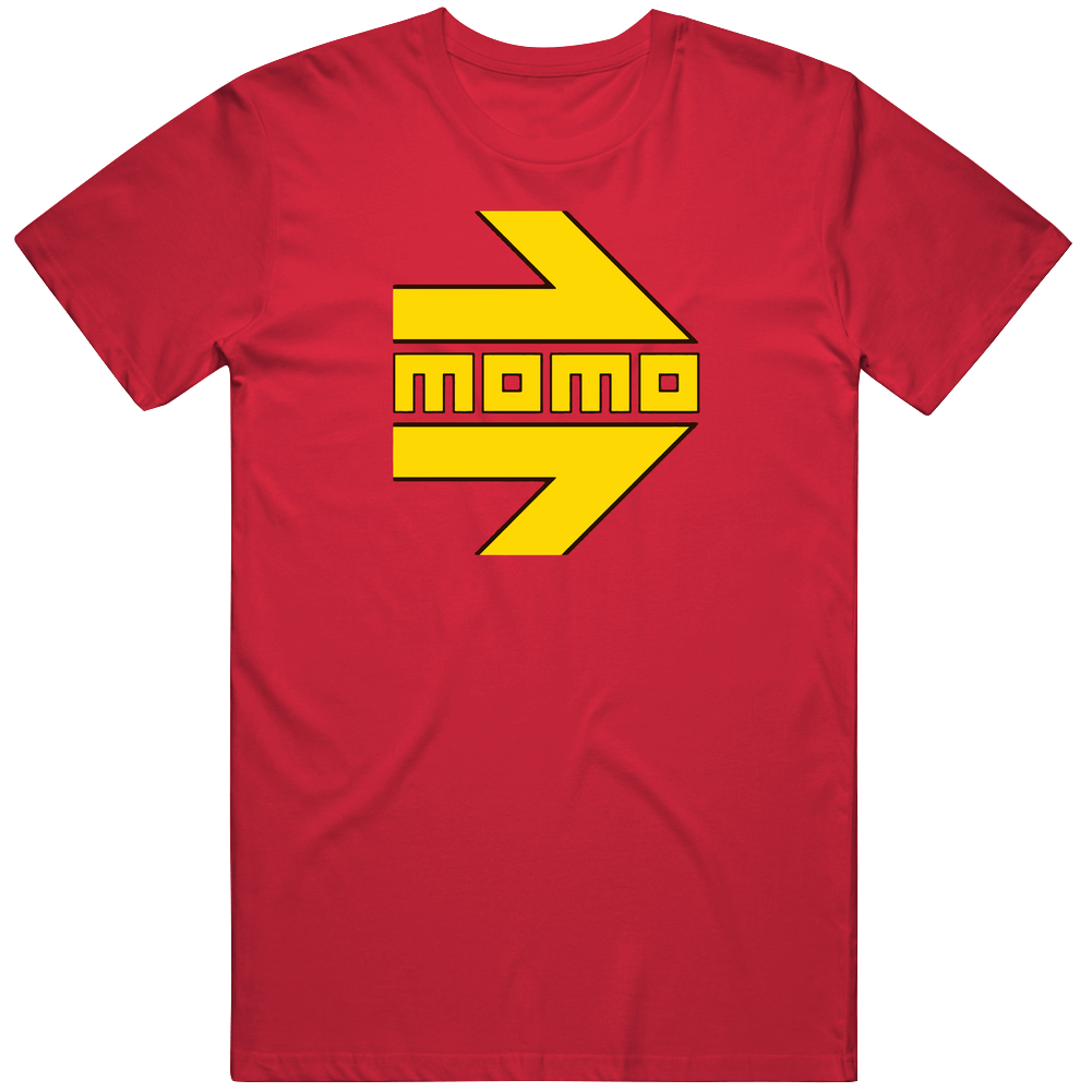 Momo Italy Racing Logo Retro T Shirt Momo Italy Racing Logo Retro T Shirt