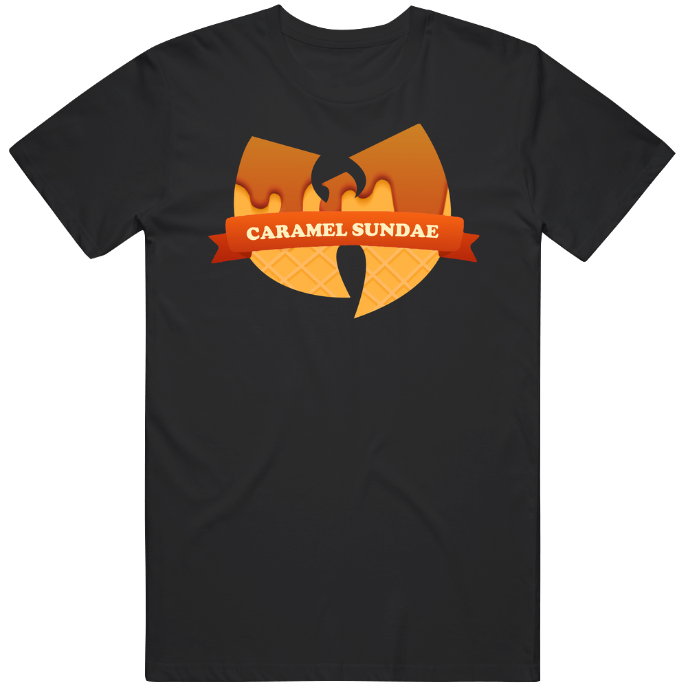 Wutang Caramel Sundae Ice Cream Cone Logo Retro T Shirt