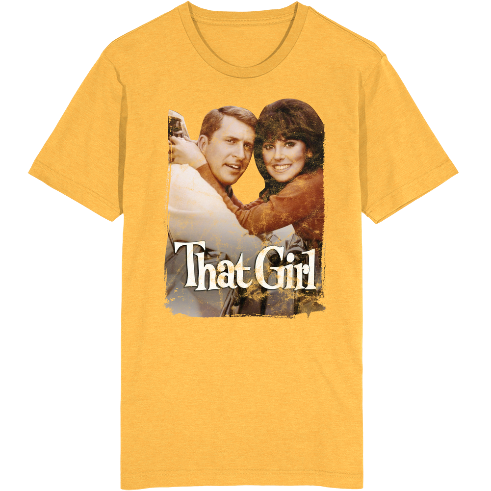 That Girl 60s Tv Series Show Worn Look Vintage Unisex Retro T Shirt