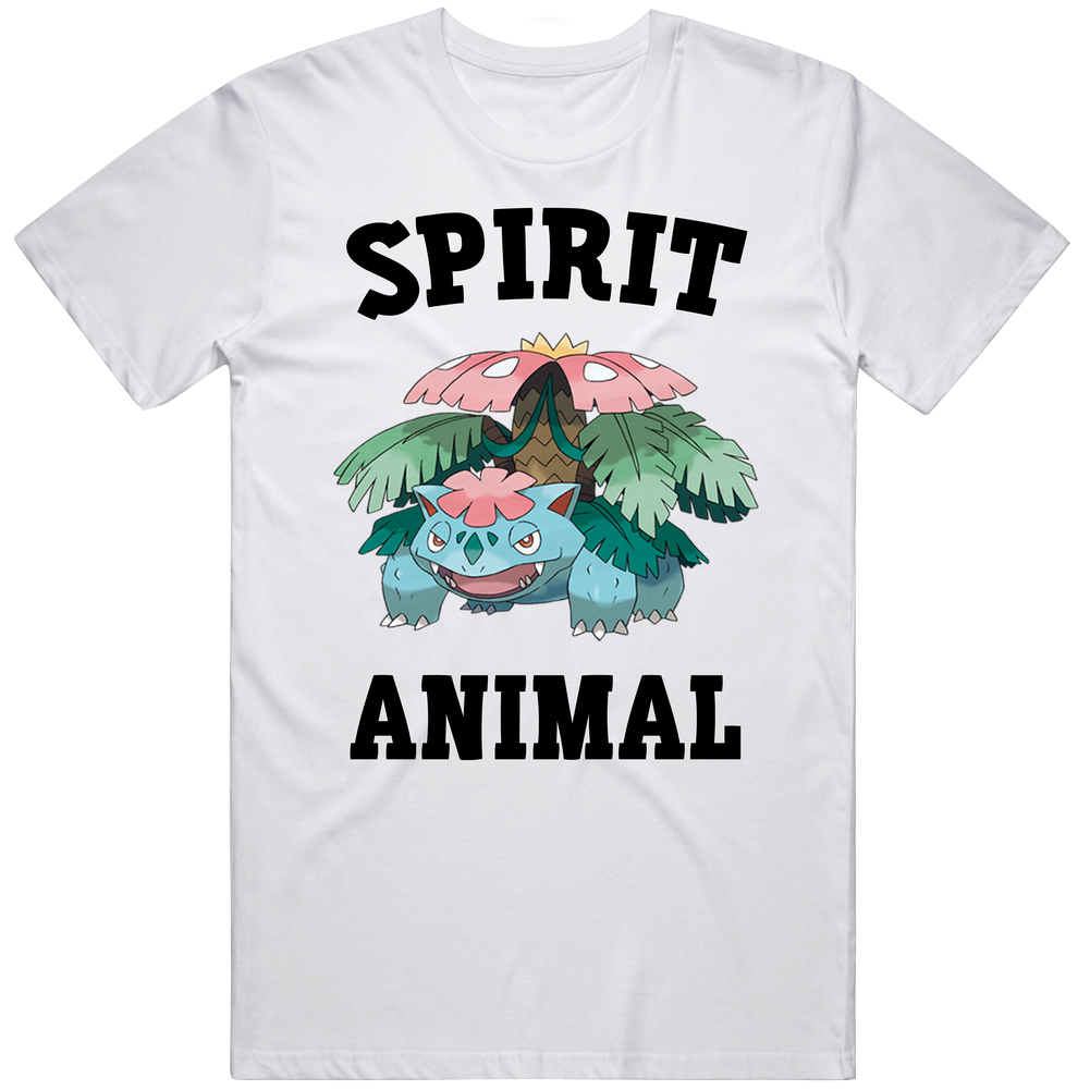 Venusaur Is My Spirit Animal retro T Shirt Venusaur Is My Spirit Animal retro T Shirt