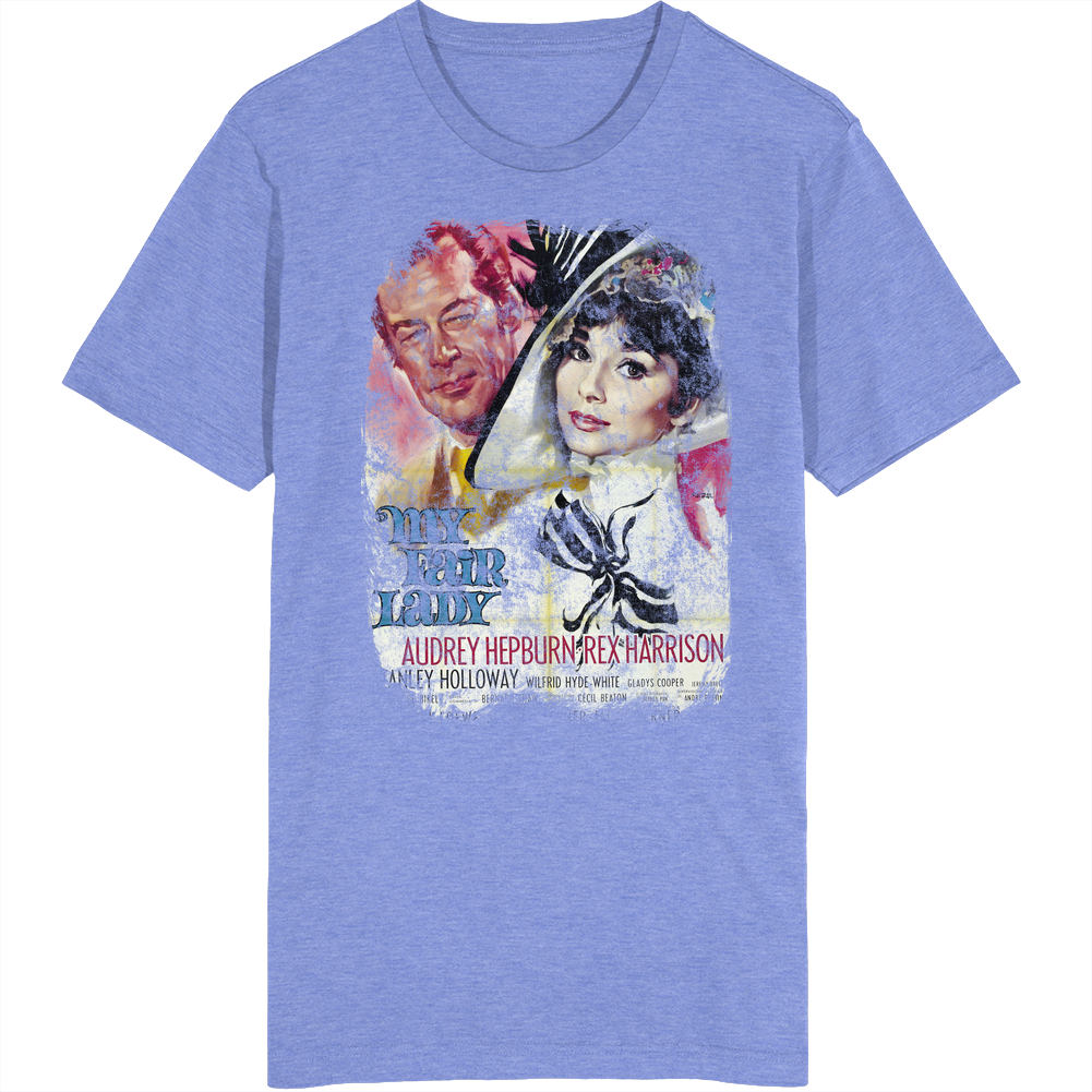 My Fair Lady 60s Romance Movie Worn Look Vintage Unisex retro T Shirt My Fair Lady 60s Romance Movie Worn Look Vintage Unisex retro T Shirt
