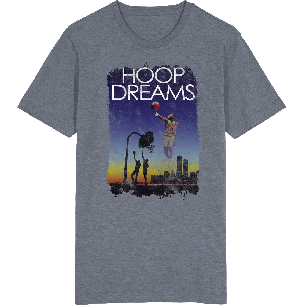 Hoop Dreams 90s Movie Poster Vintage Grunge retro T Shirt Hoop Dreams 90s Movie Poster Vintage Grunge retro T Shirt