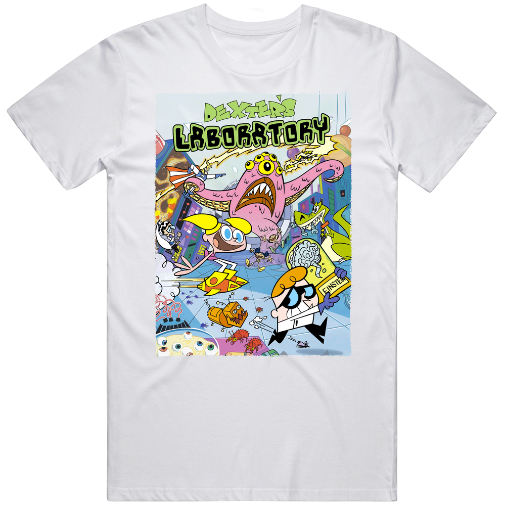 Dexter Dexter's Laboratory Monster 90s Kids Tv Show Cartoon retro T Shirt Dexter Dexter's Laboratory Monster 90s Kids Tv Show Cartoon retro T Shirt