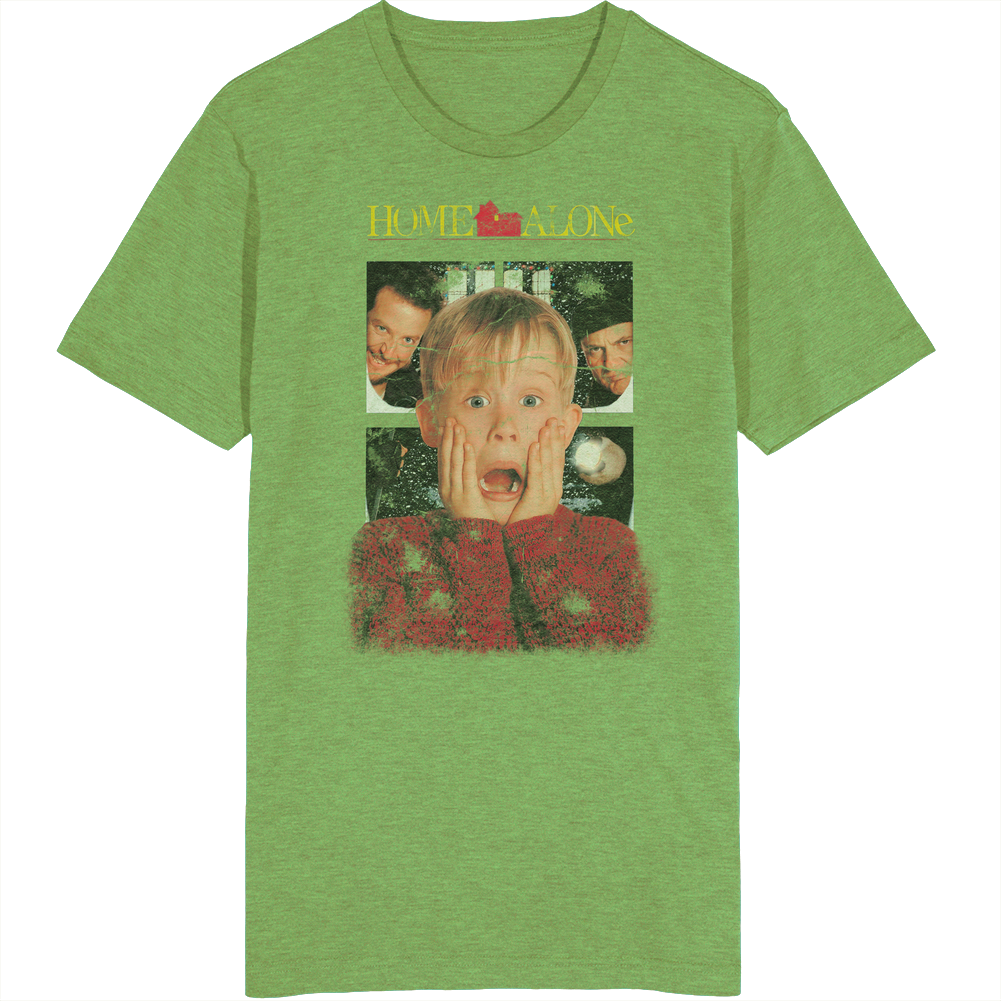 Home Alone 90s Movie Poster Vintage Grunge retro T Shirt Home Alone 90s Movie Poster Vintage Grunge retro T Shirt