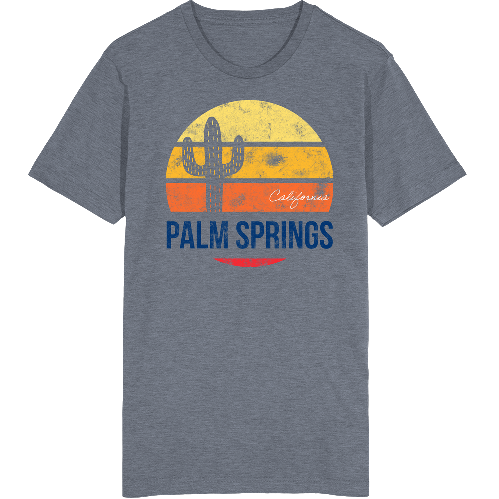 Palm Springs California Desert Vintage Grunge Travel retro T Shirt