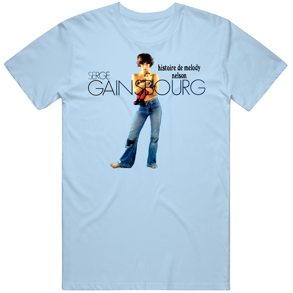 Histoire De Melody Nelson Serge Gainsbourg retro T Shirt Histoire De Melody Nelson Serge Gainsbourg retro T Shirt