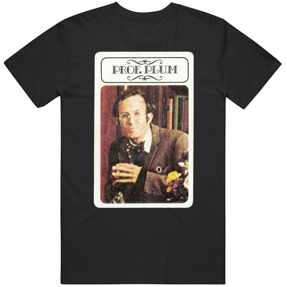 Professor Plum Clue Mystery Board Game Character Card retro T Shirt