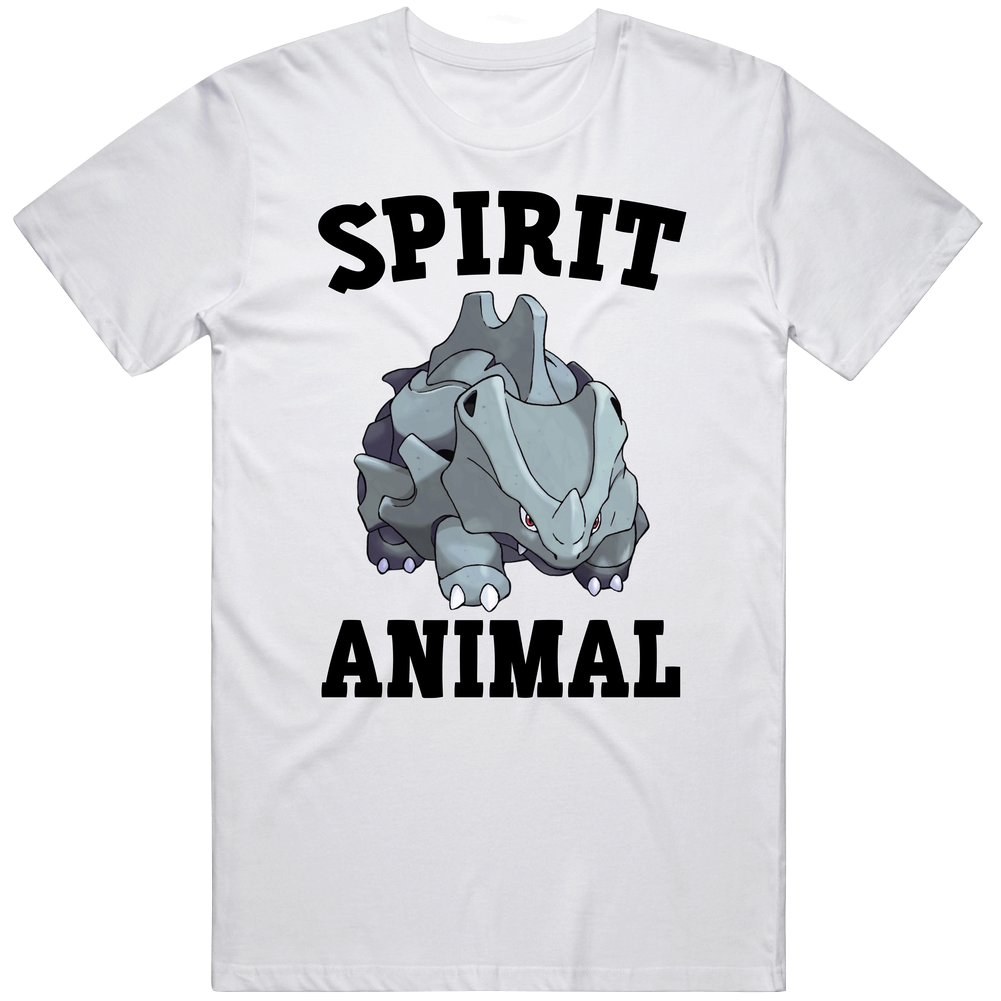Rhyhorn Is My Spirit Animal retro T Shirt Rhyhorn Is My Spirit Animal retro T Shirt