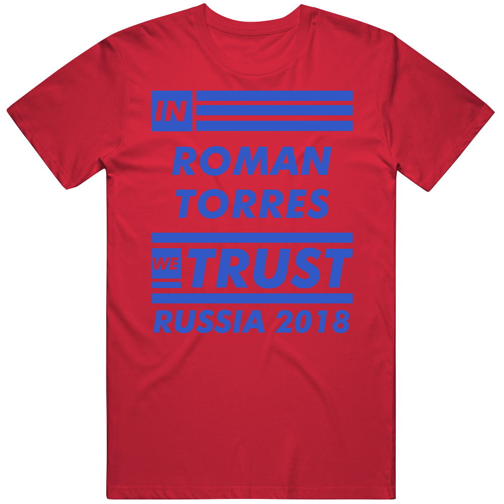 In Roman Torres We Trust Panama Player 2018 Russia Fifa World Cup Fan Retro T Shirt