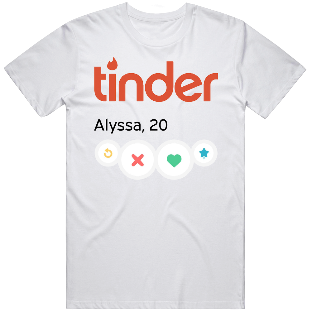 Tinder Customizable Dating App Retro T Shirt Tinder Customizable Dating App Retro T Shirt