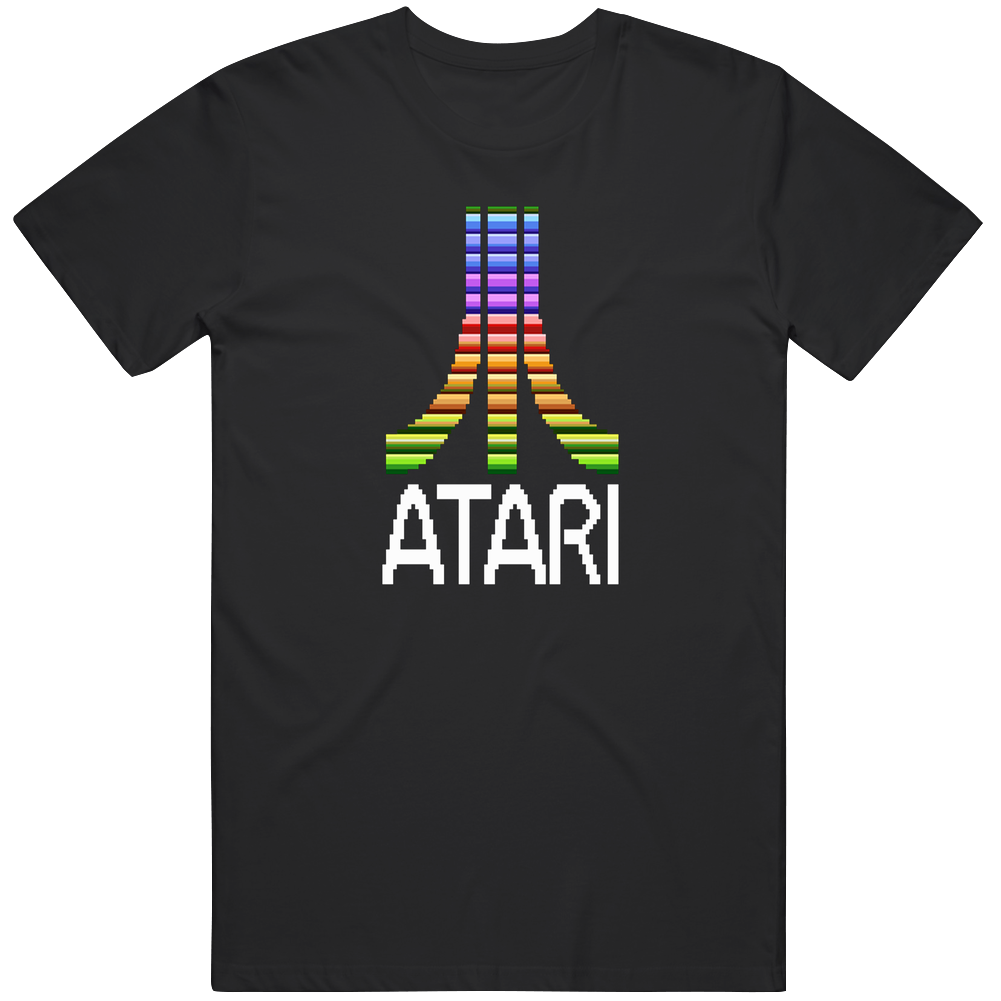 Atari Games Black Retro T Shirt