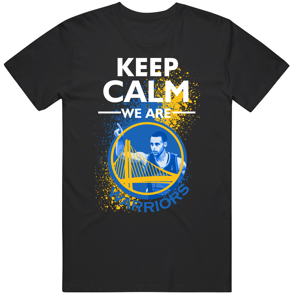 Keep Calm We Are Warriors - Golden State Warriors - Men Shirts - Black Retro T Shirt Keep Calm We Are Warriors - Golden State Warriors - Men Shirts - Black Retro T Shirt