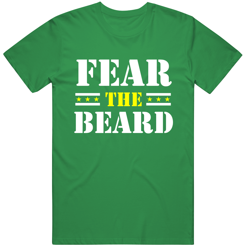 Fear Beard Green Retro T Shirt Fear Beard Green Retro T Shirt