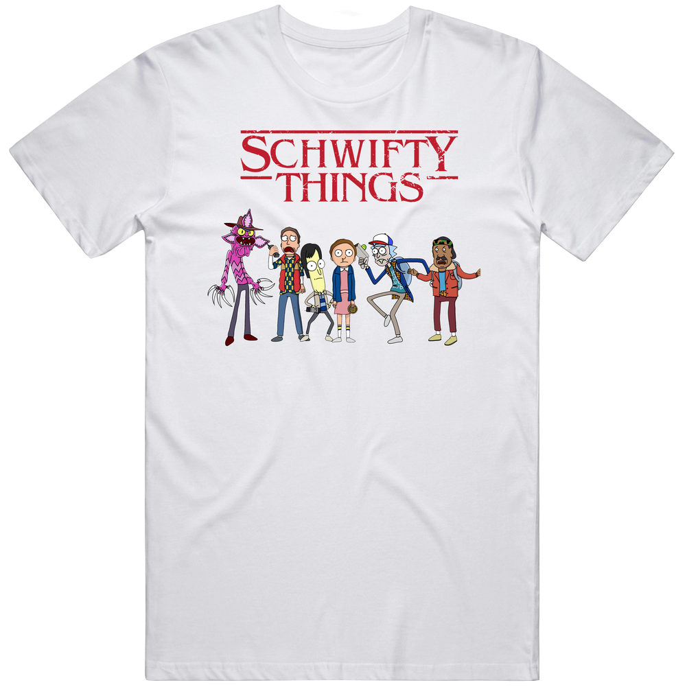 Schwifty Things White Retro T Shirt Schwifty Things White Retro T Shirt