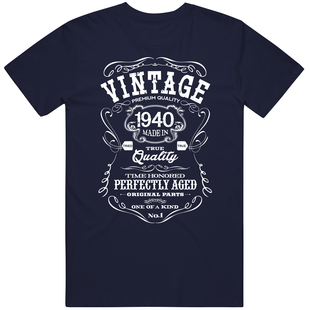 1940 Vintage First Design Retro T Shirt 1940 Vintage First Design Retro T Shirt