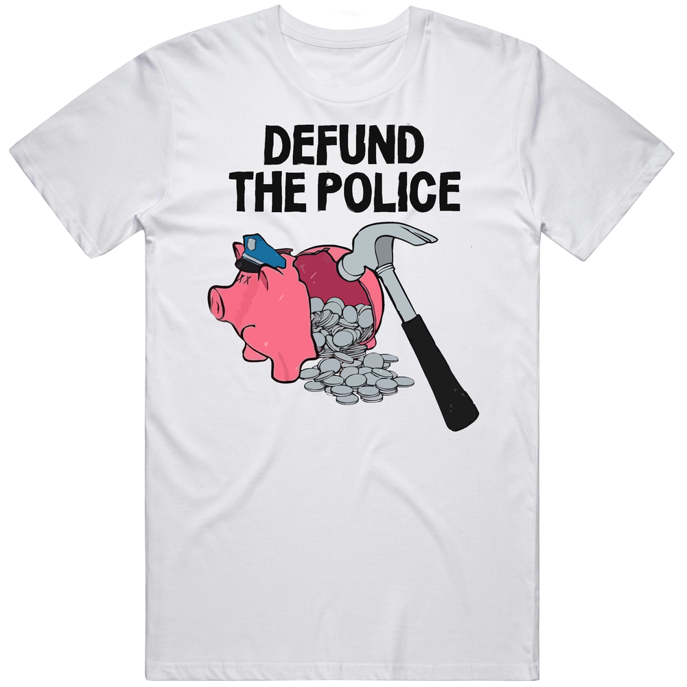 Defund The Police Break The Piggy Bank Protest Retro Classic T Shirt