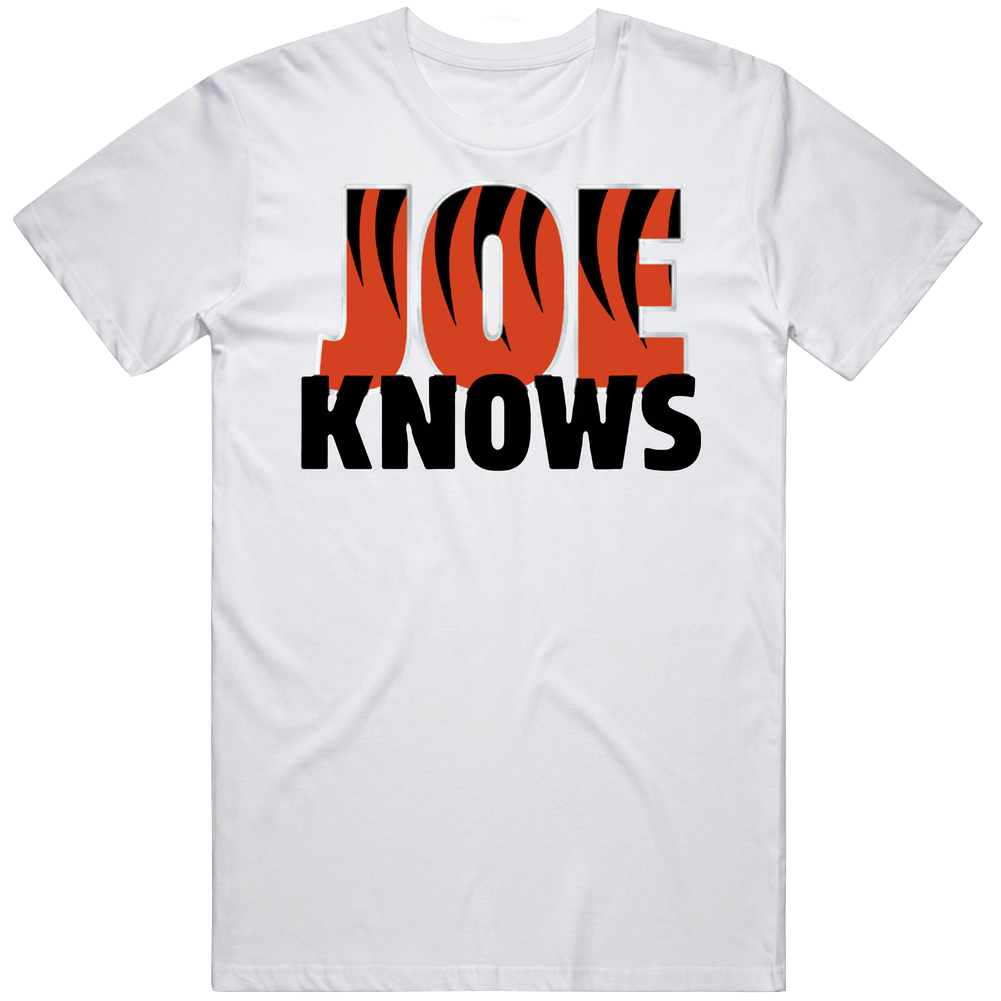 Joe Knows Burrow Cincinnati Based Football Retro Classic T Shirt