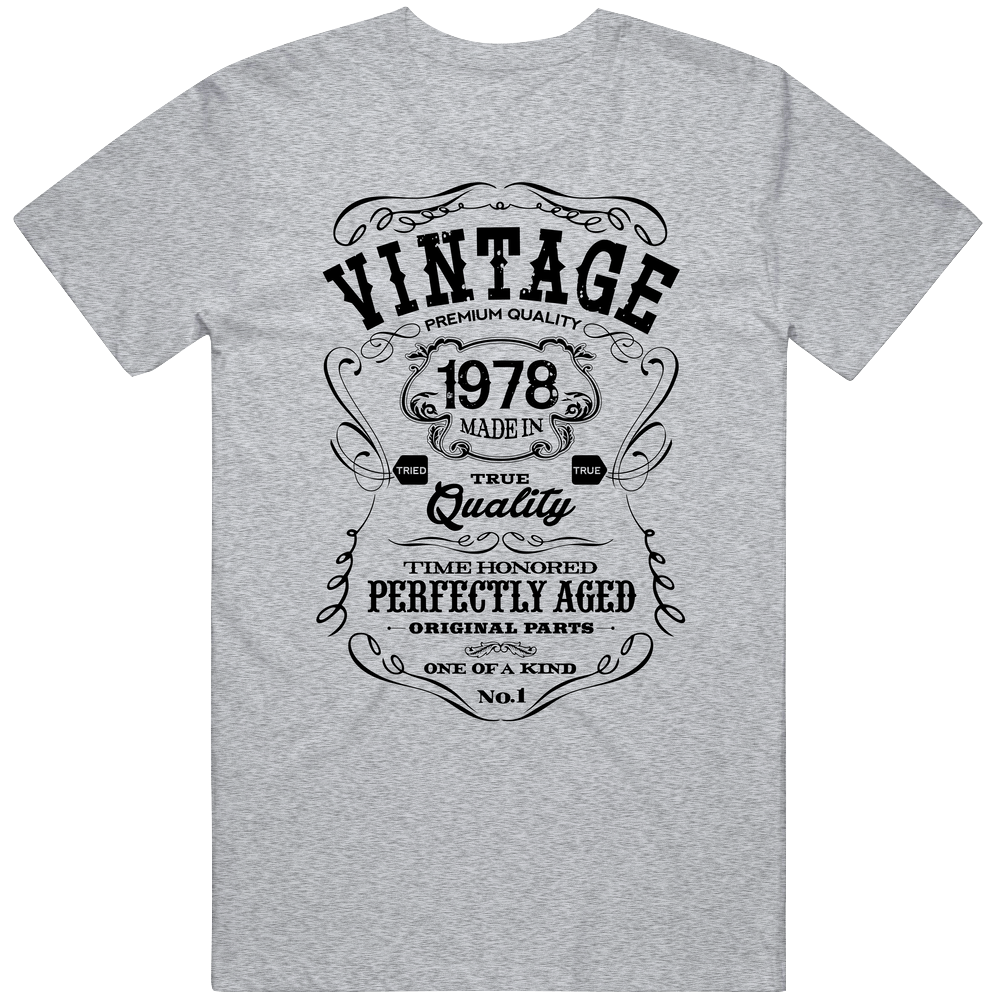 1978 Vintage First Design Retro Classic T Shirt 1978 Vintage First Design Retro Classic T Shirt