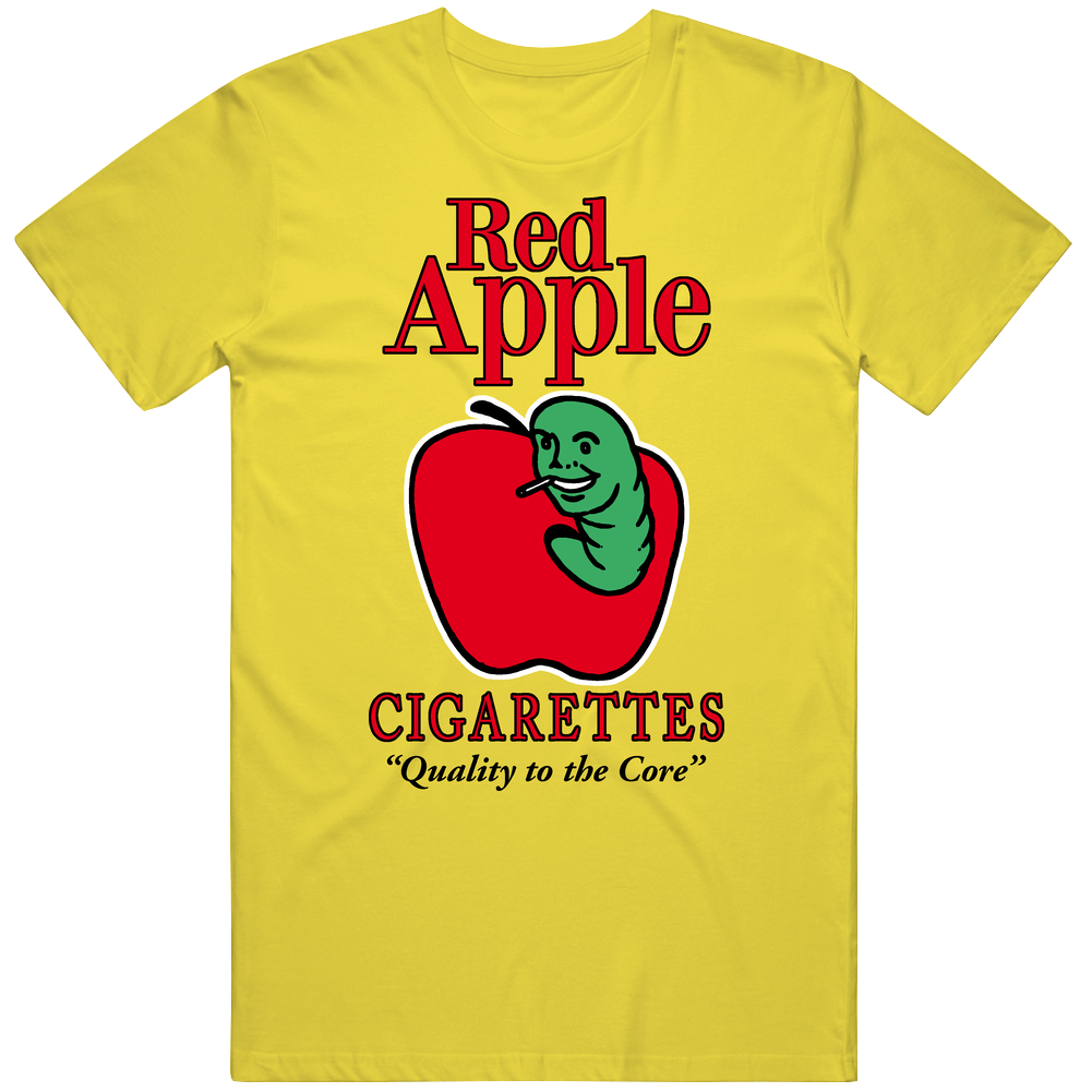 Red Apple Cigarettes Pulp Fiction Movie Retro Classic T Shirt Red Apple Cigarettes Pulp Fiction Movie Retro Classic T Shirt
