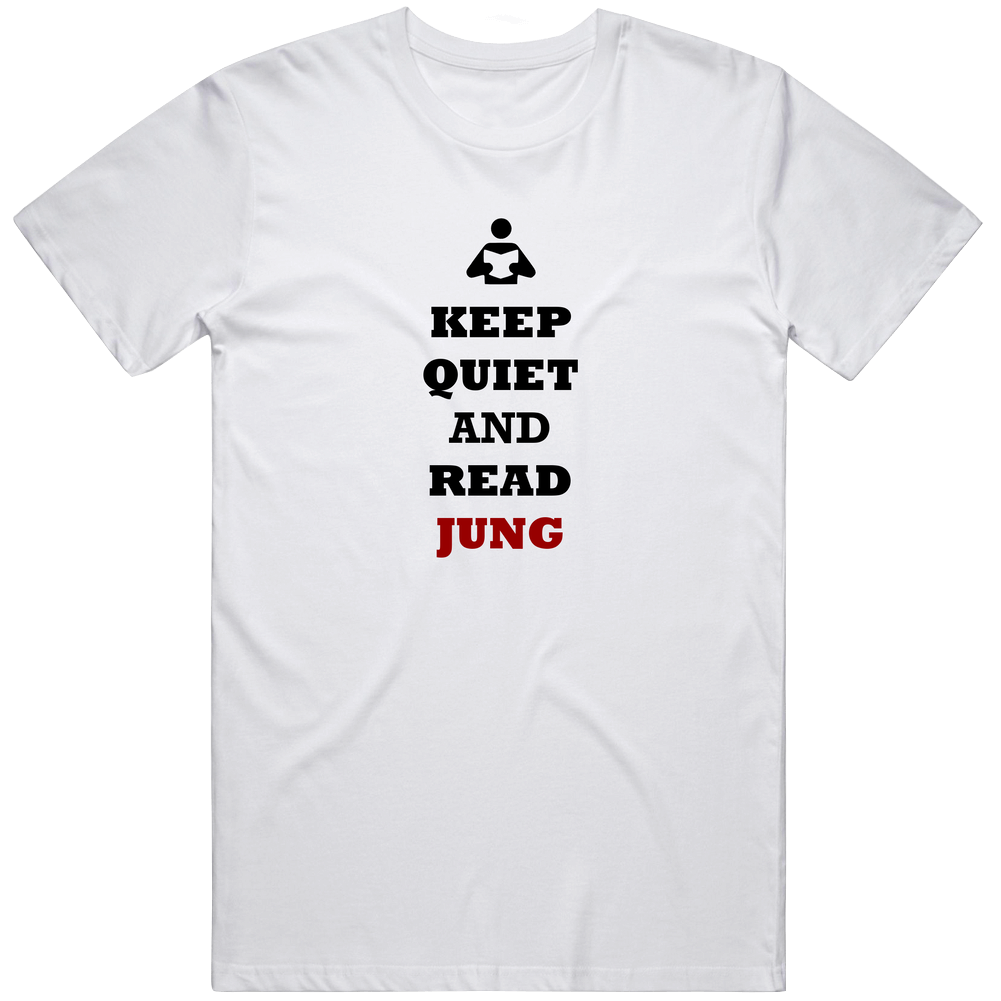 Keep Quiet And Read Jung Retro Classic T Shirt Keep Quiet And Read Jung Retro Classic T Shirt