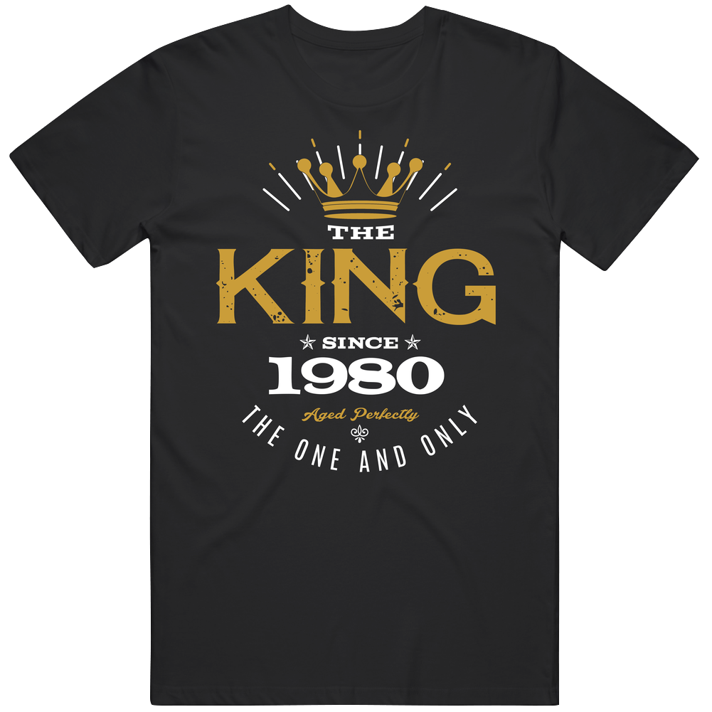 1980 King Gold Classic Retro T Shirt