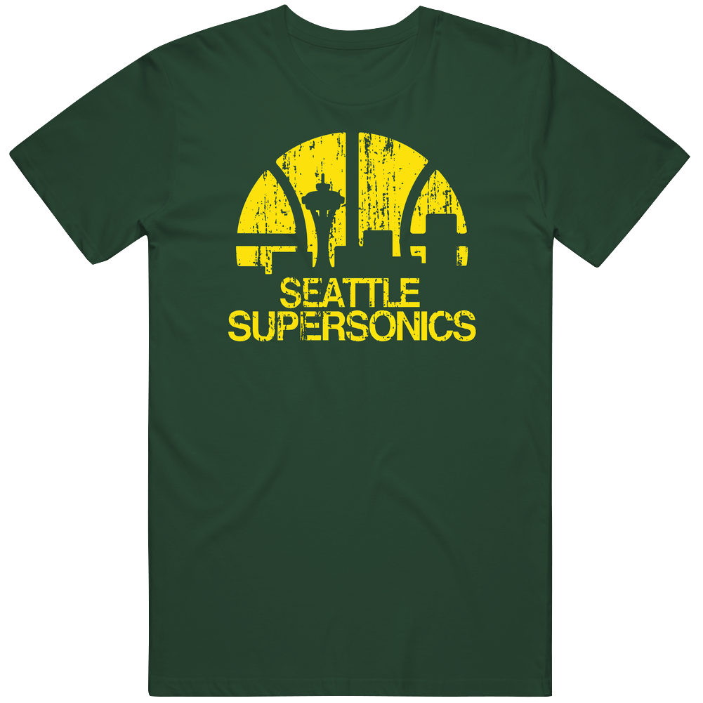 Seattle Supersonics Retro Distressed Grunge Look Classic Retro T Shirt Seattle Supersonics Retro Distressed Grunge Look Classic Retro T Shirt