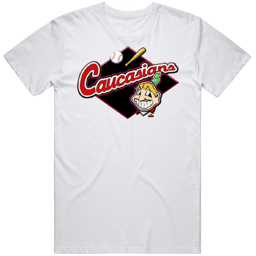 Cleveland Caucasians Baseball Semi Worn Out Look Classic Retro T Shirt Cleveland Caucasians Baseball Semi Worn Out Look Classic Retro T Shirt