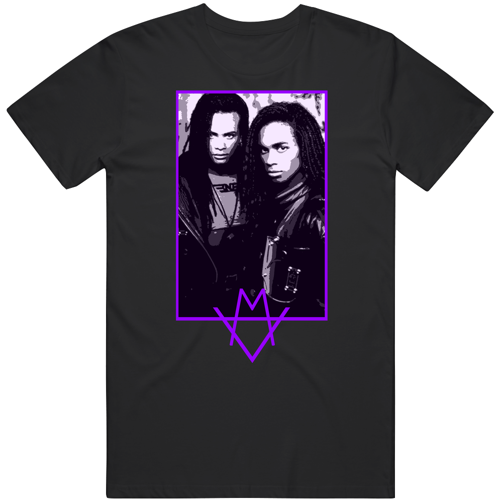 Milli Vanilli Classic Retro T Shirt Milli Vanilli Classic Retro T Shirt