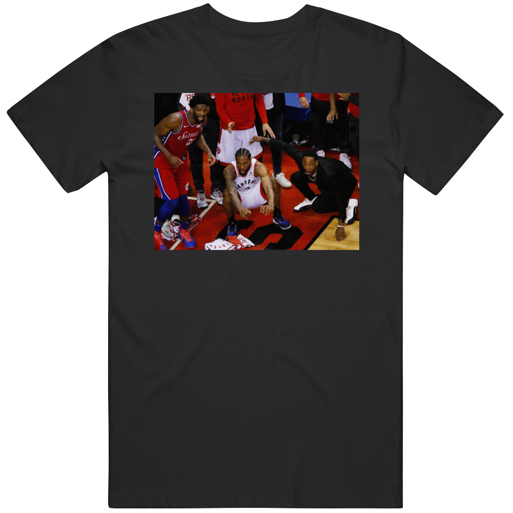 Kawhi Leonard The Shot Witness Toronto Basketball Fan Classic Retro T Shirt