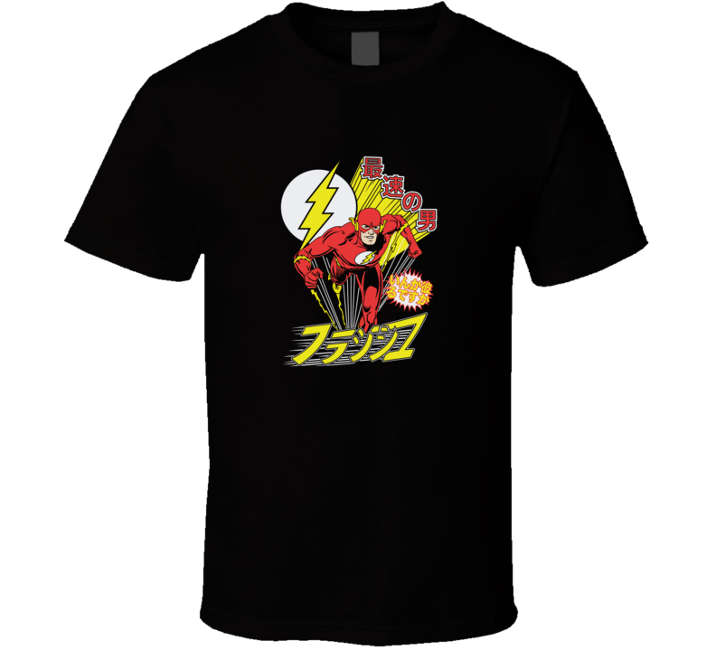 Flash Japanese Letters T Shirt Flash Japanese Letters T Shirt