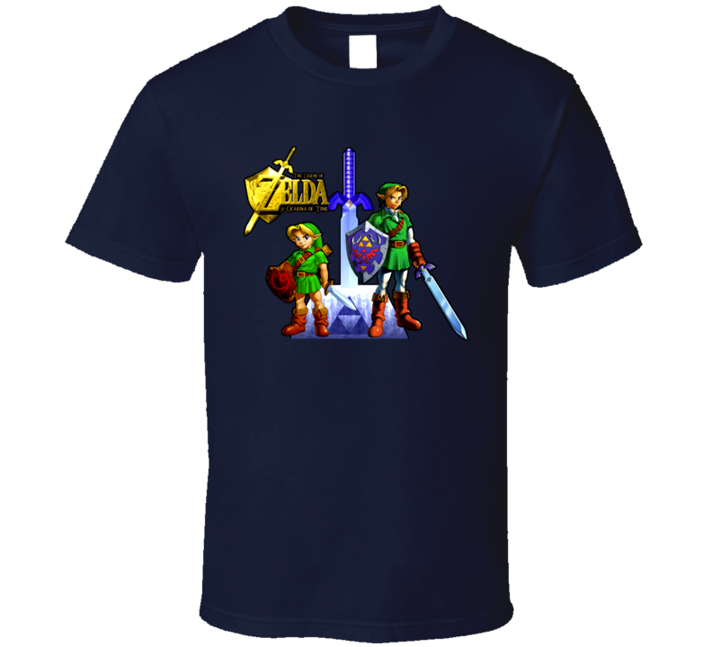 Ocarina Of Time Link Young And Old T Shirt Ocarina Of Time Link Young And Old T Shirt