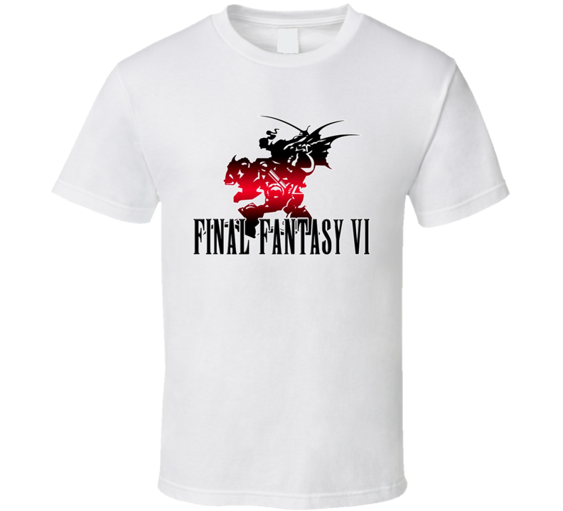Final Fantasy VI Retro Video Game T Shirt Final Fantasy VI Retro Video Game T Shirt