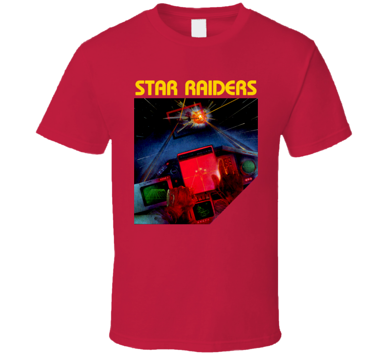 Atari Star Raiders Box Art Video Game T Shirt Atari Star Raiders Box Art Video Game T Shirt