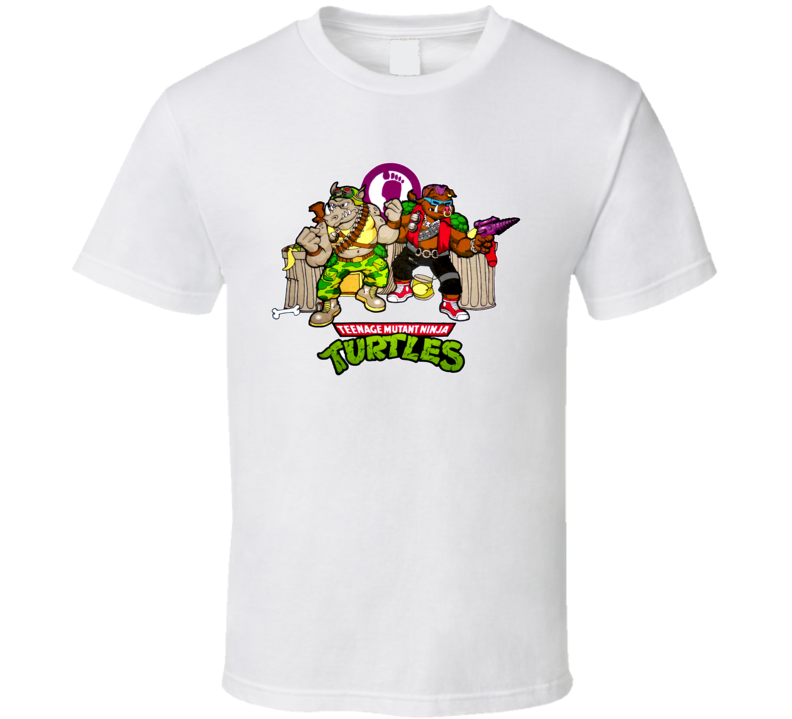 TMNT Bebop And Rocksteady Cartoon T Shirt TMNT Bebop And Rocksteady Cartoon T Shirt
