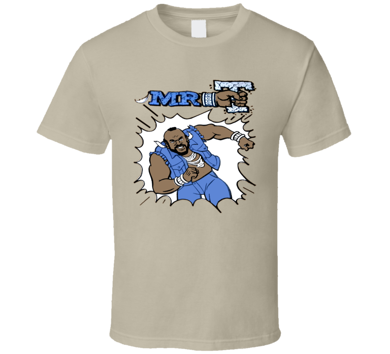Mr T Retro Cartoon T Shirt Mr T Retro Cartoon T Shirt