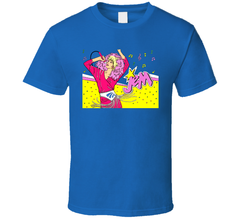 Jem And The Holograms 80s Cartoon T Shirt Jem And The Holograms 80s Cartoon T Shirt