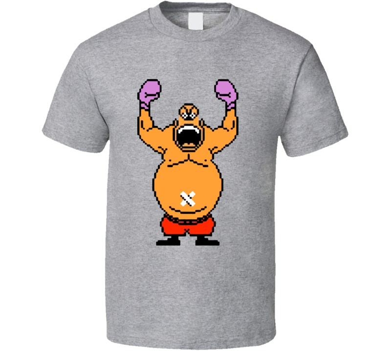 King Hippo Mike Tyson's Punchout T Shirt King Hippo Mike Tyson's Punchout T Shirt